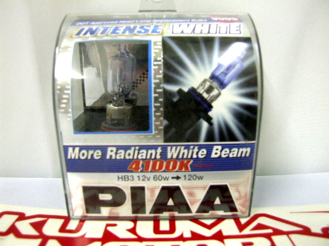 Brand new in the box, 100% authentic PIAA products; Piaa INTENSE WHITE burn at a cooler